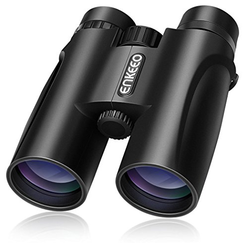 Enkeeo Binoculares plegables, alta definición, prisma BAK-4. Diseño ergonómico y compacto,...