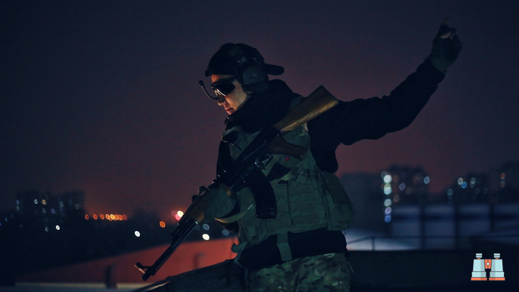 prismaticos militares con visión nocturna